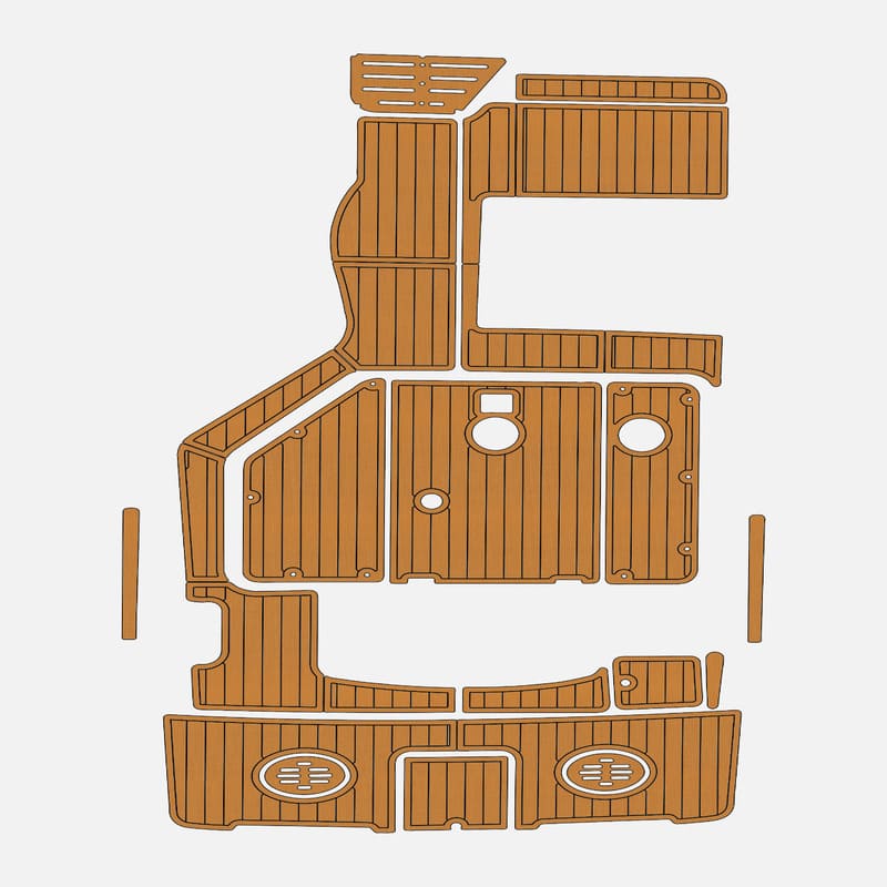 2001 - 2008 Monterey 302 Cruiser EVA Foam Boat Deck Mat Flooring Kits - HJDECK