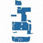 2001 - 2009 Sea Ray Sundancer 280 Swim Platform Cockpit Mat EVA Boat Flooring - HJDECK