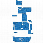 2001 - 2009 Sea Ray Sundancer 280 Swim Platform Cockpit Mat EVA Boat Flooring - HJDECK