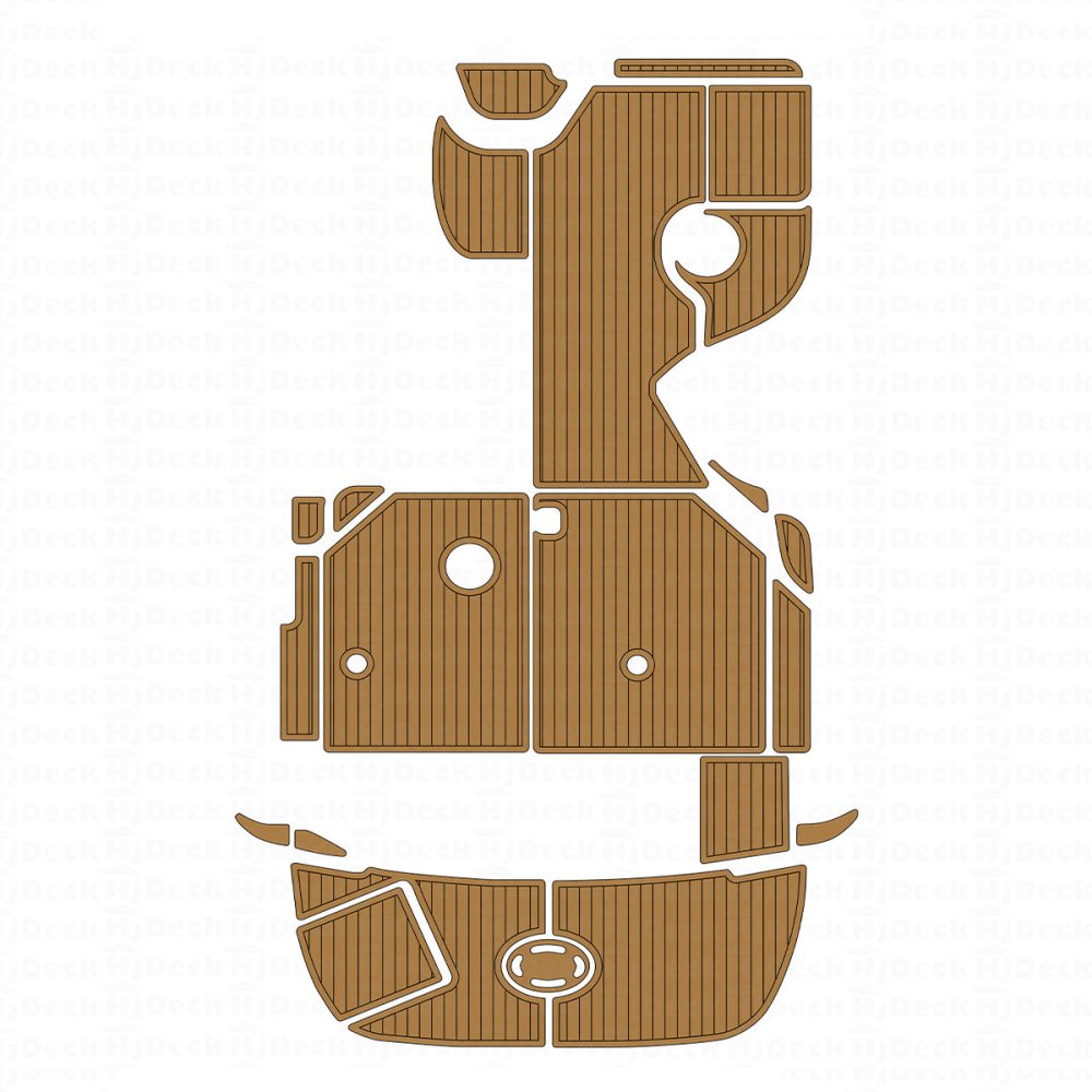 2001 - 2009 Sea Ray Sundancer 280 Swim Platform Cockpit Mat EVA Boat Flooring - HJDECK