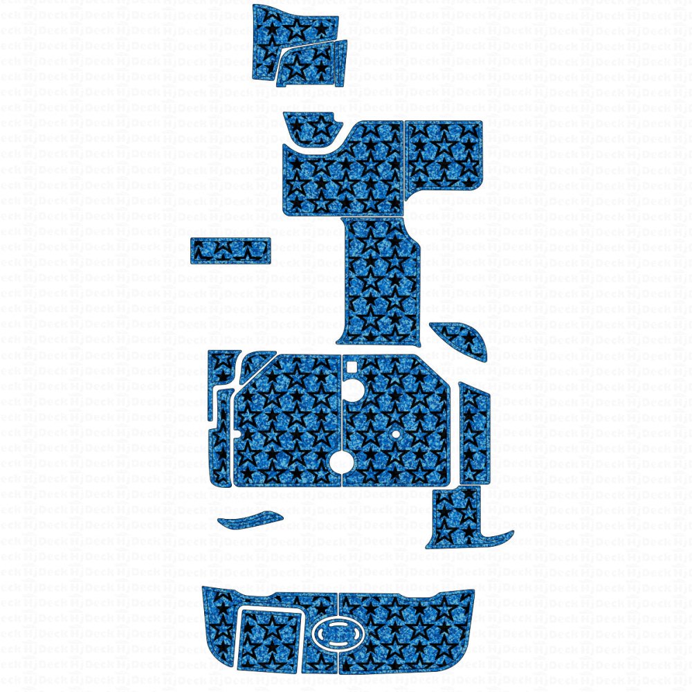 2001 - 2009 Sea Ray Sundancer 280 Swim Platform Cockpit Mat EVA Boat Flooring - HJDECK