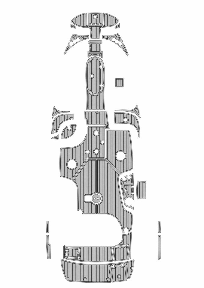 2001 Crownline 239 EVA Foam Boat Deck Non Skid Flooring - HJDECK