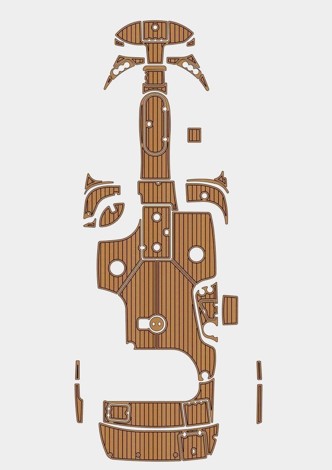 2001 Crownline 239 EVA Foam Boat Deck Non Skid Flooring - HJDECK