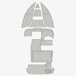 2001 Crownline 242 EVA Foam Boat Deck Non Skid Flooring - HJDECK