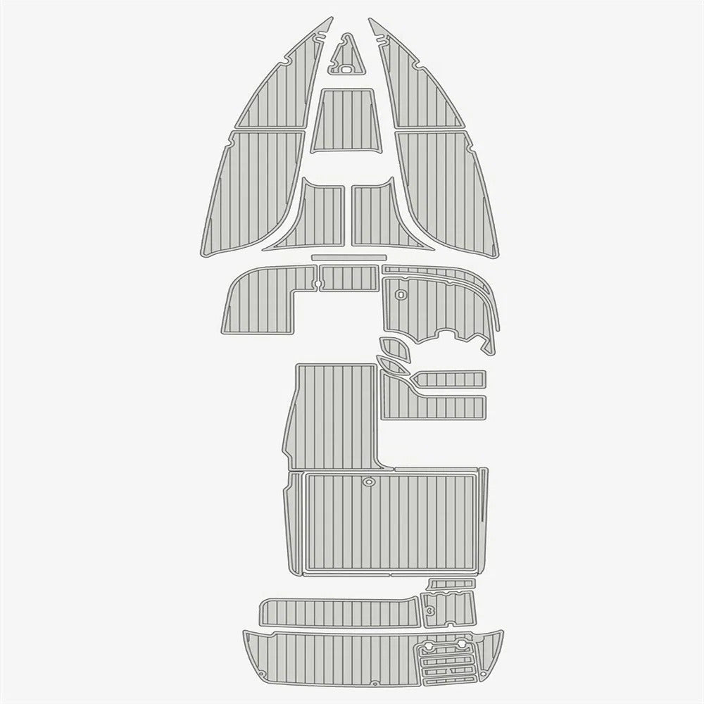 2001 Crownline 242 EVA Foam Boat Deck Non Skid Flooring - HJDECK