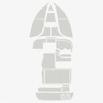 2001 Crownline 242 EVA Foam Boat Deck Non Skid Flooring - HJDECK