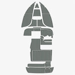 2001 Crownline 242 EVA Foam Boat Deck Non Skid Flooring - HJDECK