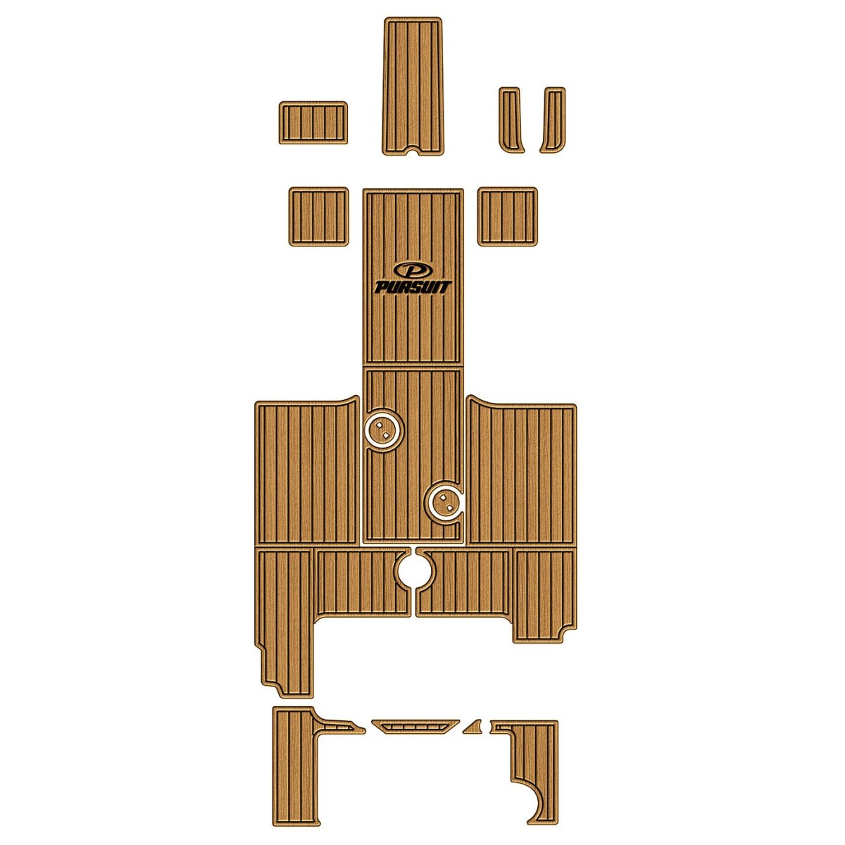 2001 Pursuit 2470 WA Sea Deck EVA Foam Boat flooring Kit - HJDECK