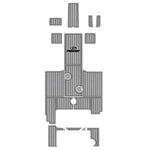 2001 Pursuit 2470 WA Sea Deck EVA Foam Boat flooring Kit - HJDECK