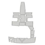2001 REGAL 1900 LE EVA Foam Boat Flooring Kits - HJDECK