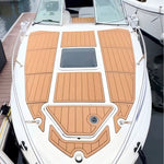 2001 Sea Ray 240 Sundancer Bow Deck Teak Boat Floor Mats - HJDECK