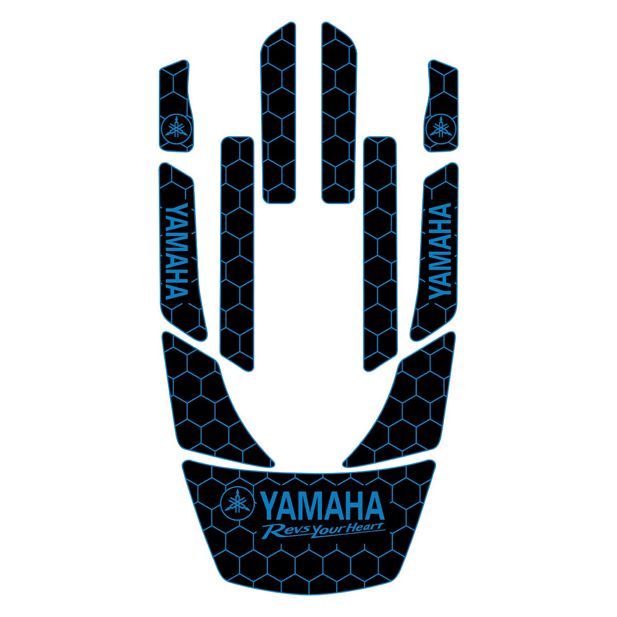 2002 - 2009 Yamaha FX HO Jet Ski Traction Mats EVA Foam Custom Designed - HJDECK