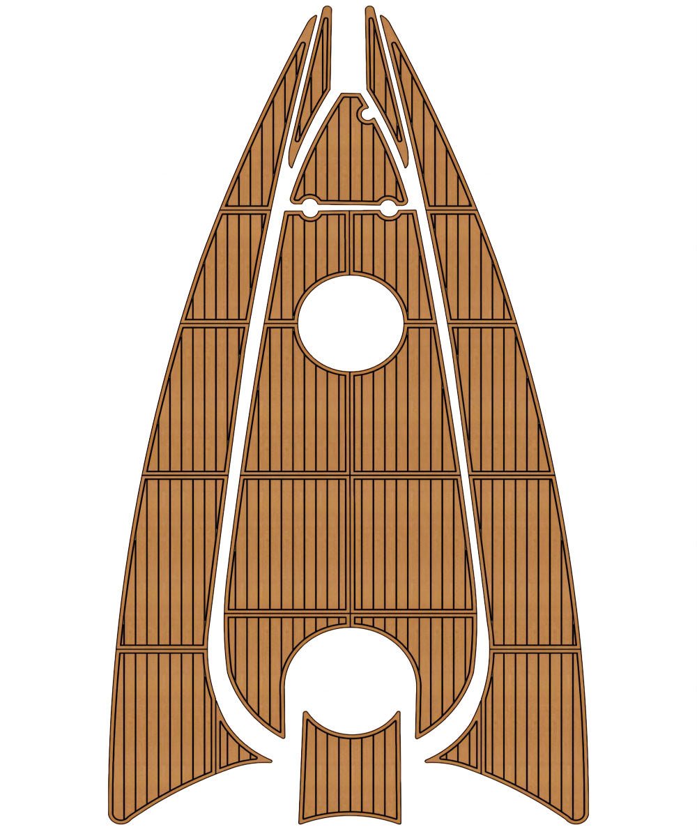 2002 Cruisers Yachts 3870 Foredeck Pre Cut Boat Flooring Kits - HJDECK