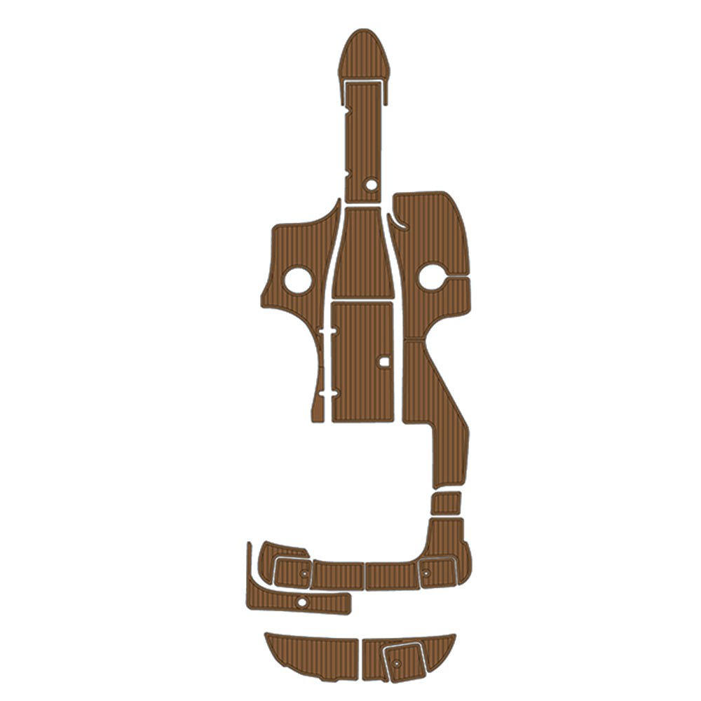 2002 Monterey Montura 248 LS EVA Foam Faux Teak Boat Deck Mat Flooring - HJDECK