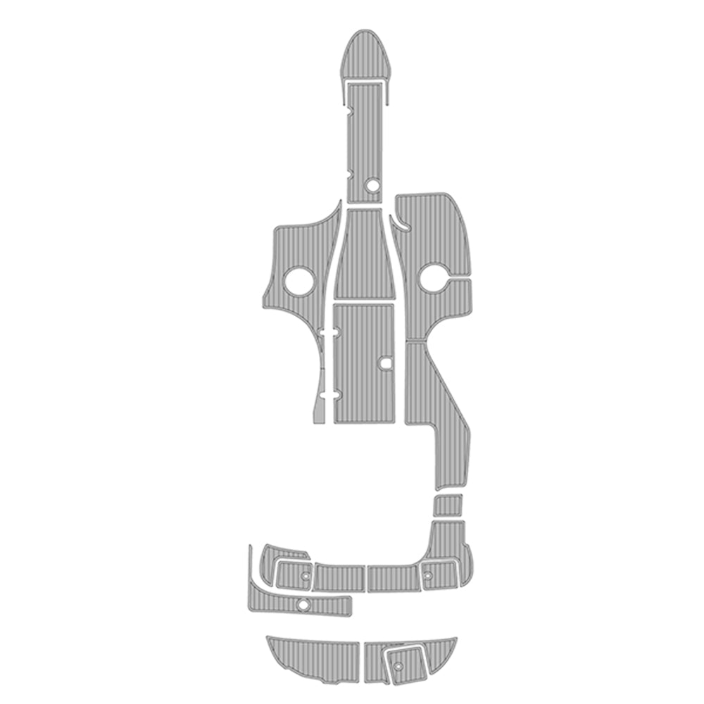 2002 Monterey Montura 248 LS EVA Foam Faux Teak Boat Deck Mat Flooring - HJDECK