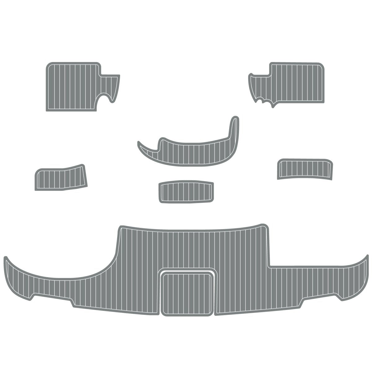 2003 - 2010 Silverton 35 Motor Yacht Cockpit Pad EVA Foam Boat Flooring Marine Decking - HJDECK