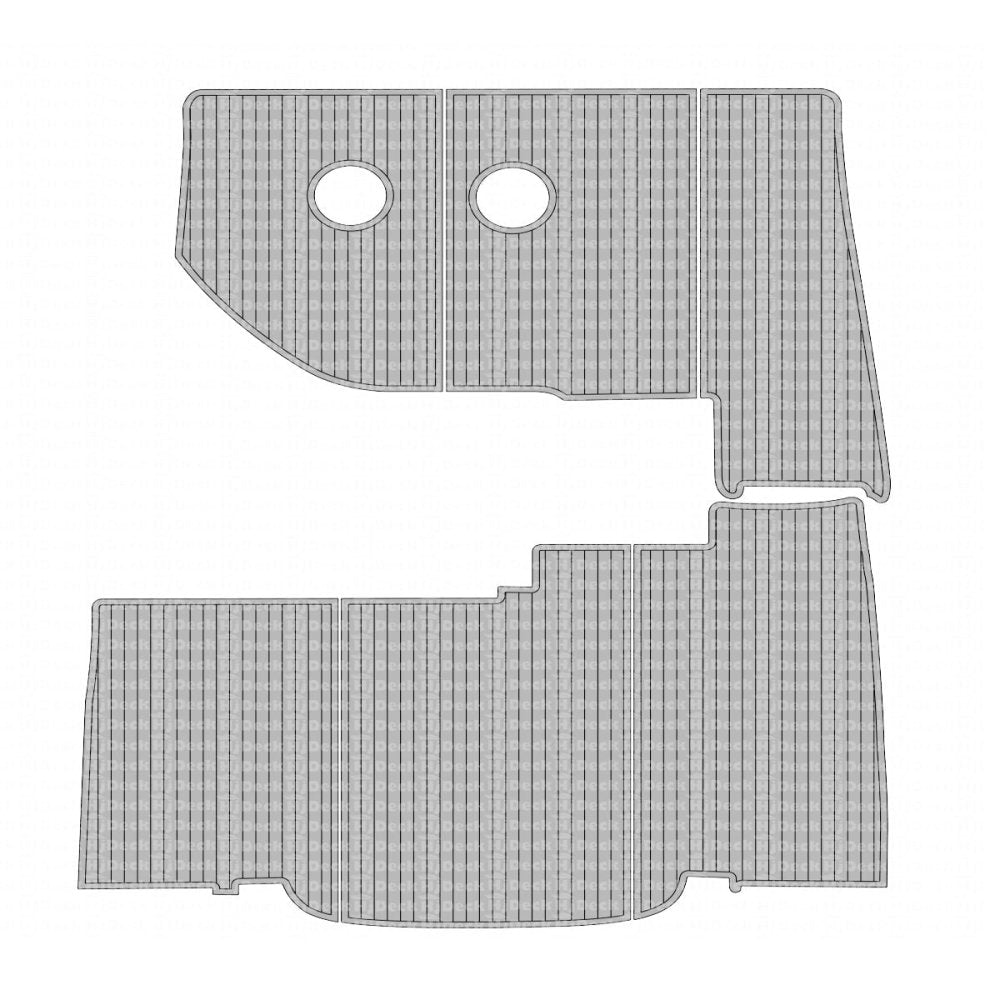 2003 - 2010 Silverton 35 Motor Yacht Cockpit & Swim Deck Pad EVA Foam Boat Flooring - HJDECK