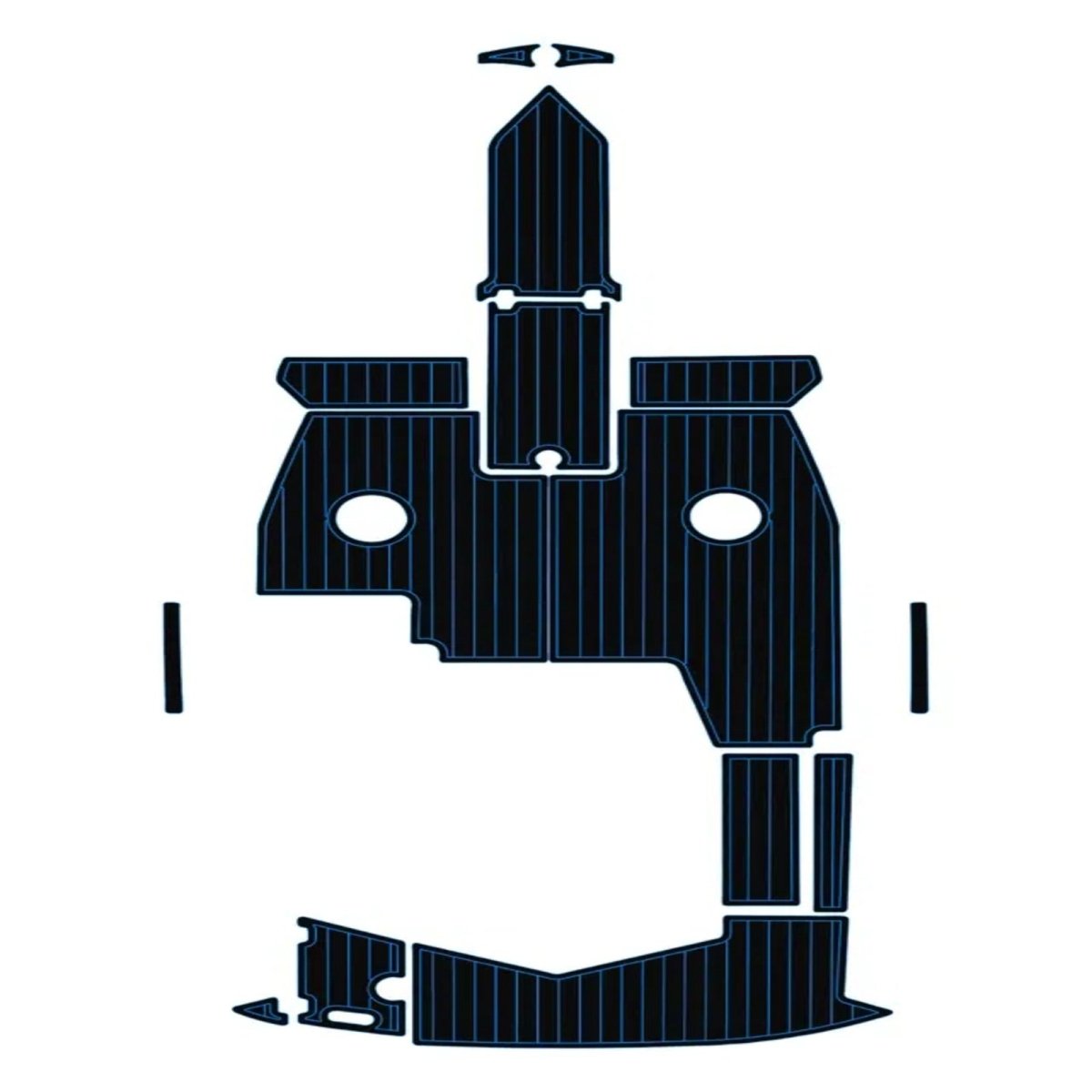 2003 - 2016 Regal 2000 EVA Foam Teak Boat Flooring Marine Decking Kits - HJDECK