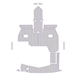 2003 - 2016 Regal 2000 EVA Foam Teak Boat Flooring Marine Decking Kits - HJDECK