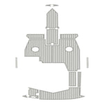 2003 - 2016 Regal 2000 EVA Foam Teak Boat Flooring Marine Decking Kits - HJDECK