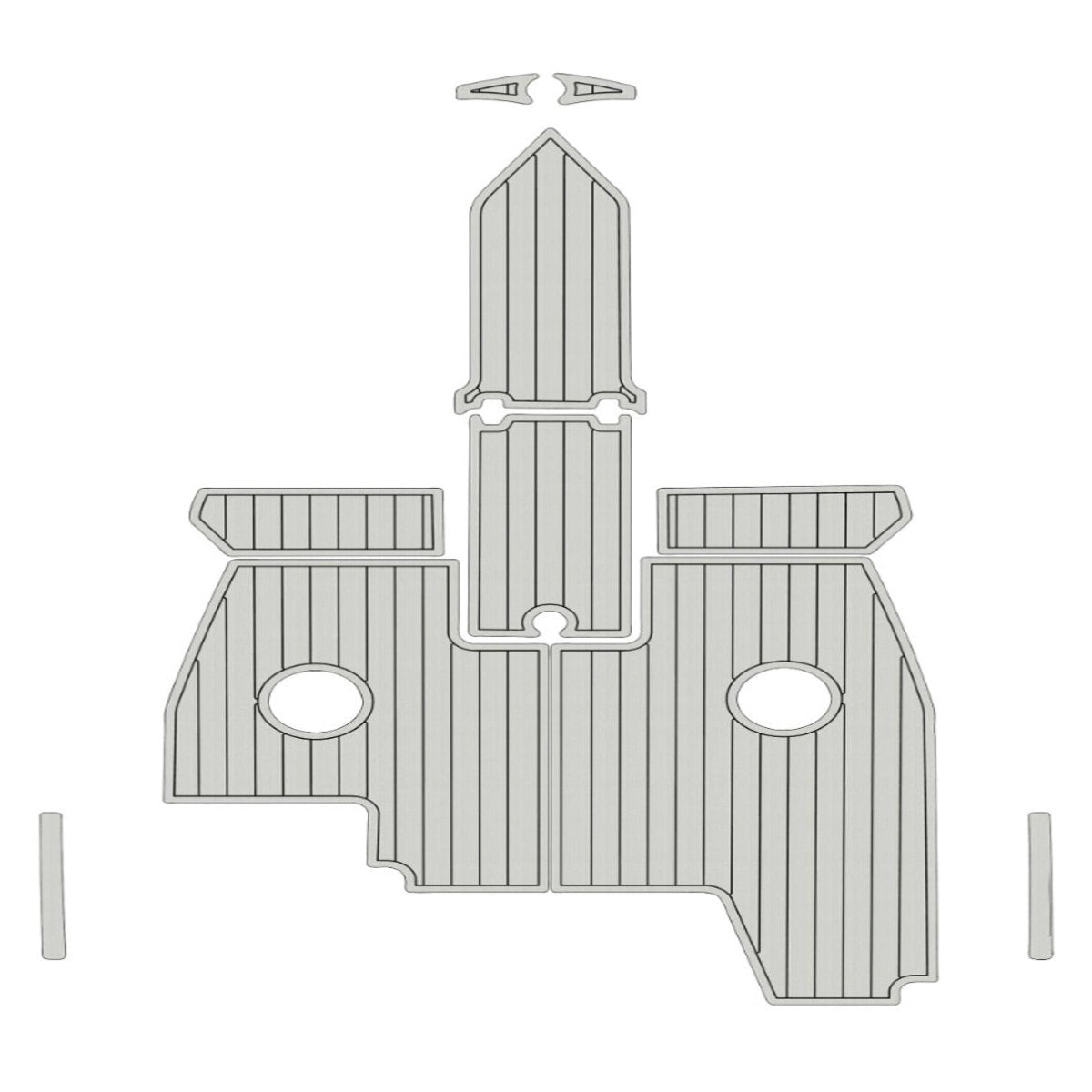 2003 - 2016 Regal 2000 EVA Foam Teak Boat Flooring Marine Decking Kits - HJDECK