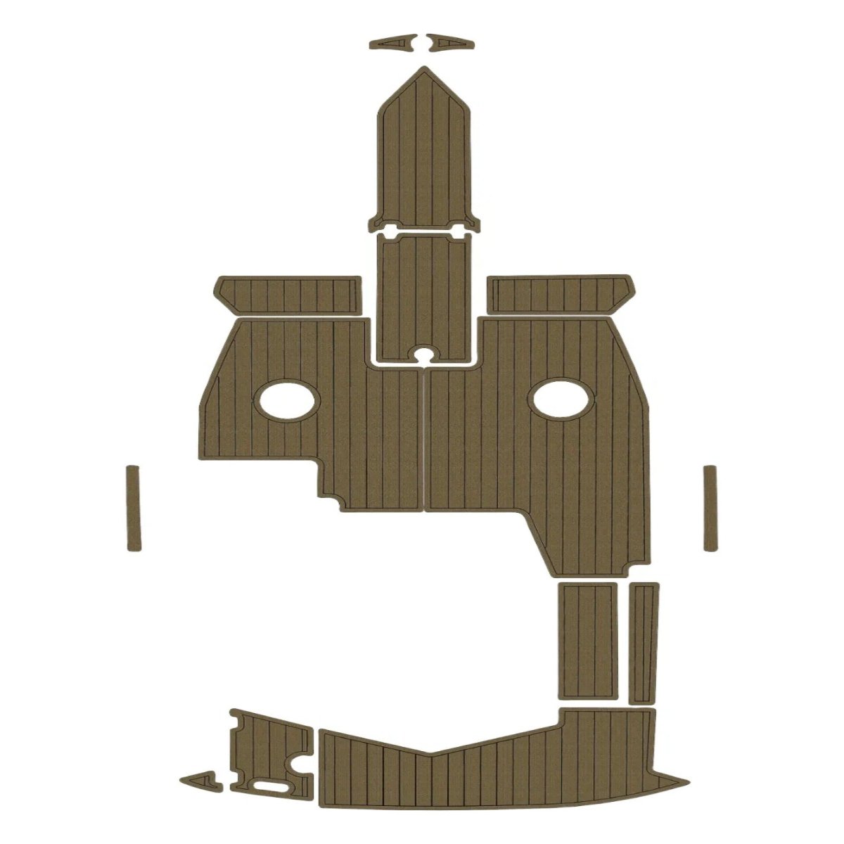 2003 - 2016 Regal 2000 EVA Foam Teak Boat Flooring Marine Decking Kits - HJDECK