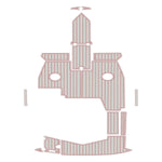 2003 - 2016 Regal 2000 EVA Foam Teak Boat Flooring Marine Decking Kits - HJDECK