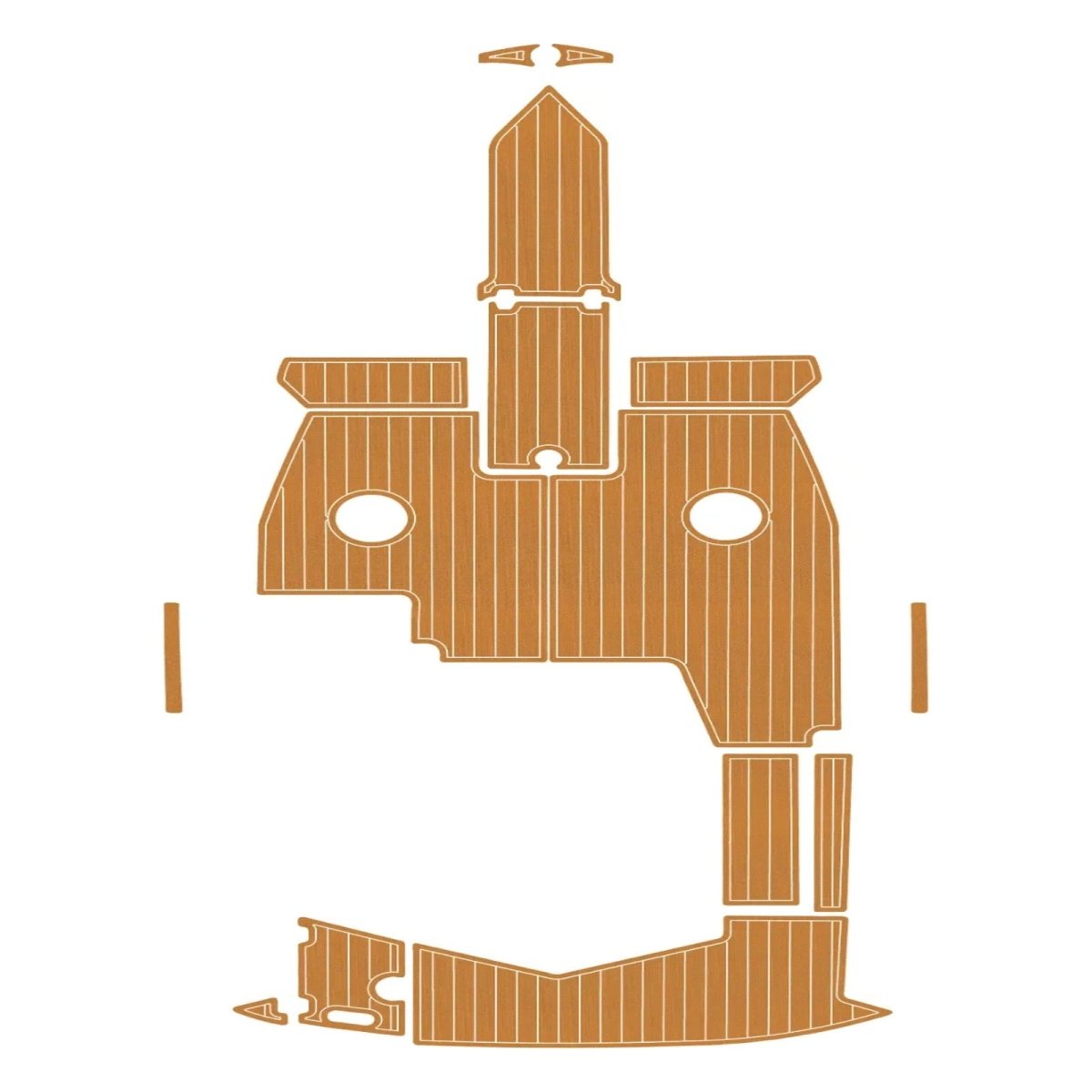 2003 - 2016 Regal 2000 EVA Foam Teak Boat Flooring Marine Decking Kits - HJDECK