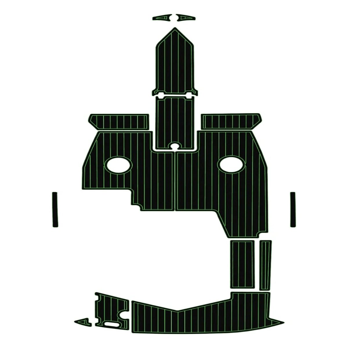 2003 - 2016 Regal 2000 EVA Foam Teak Boat Flooring Marine Decking Kits - HJDECK