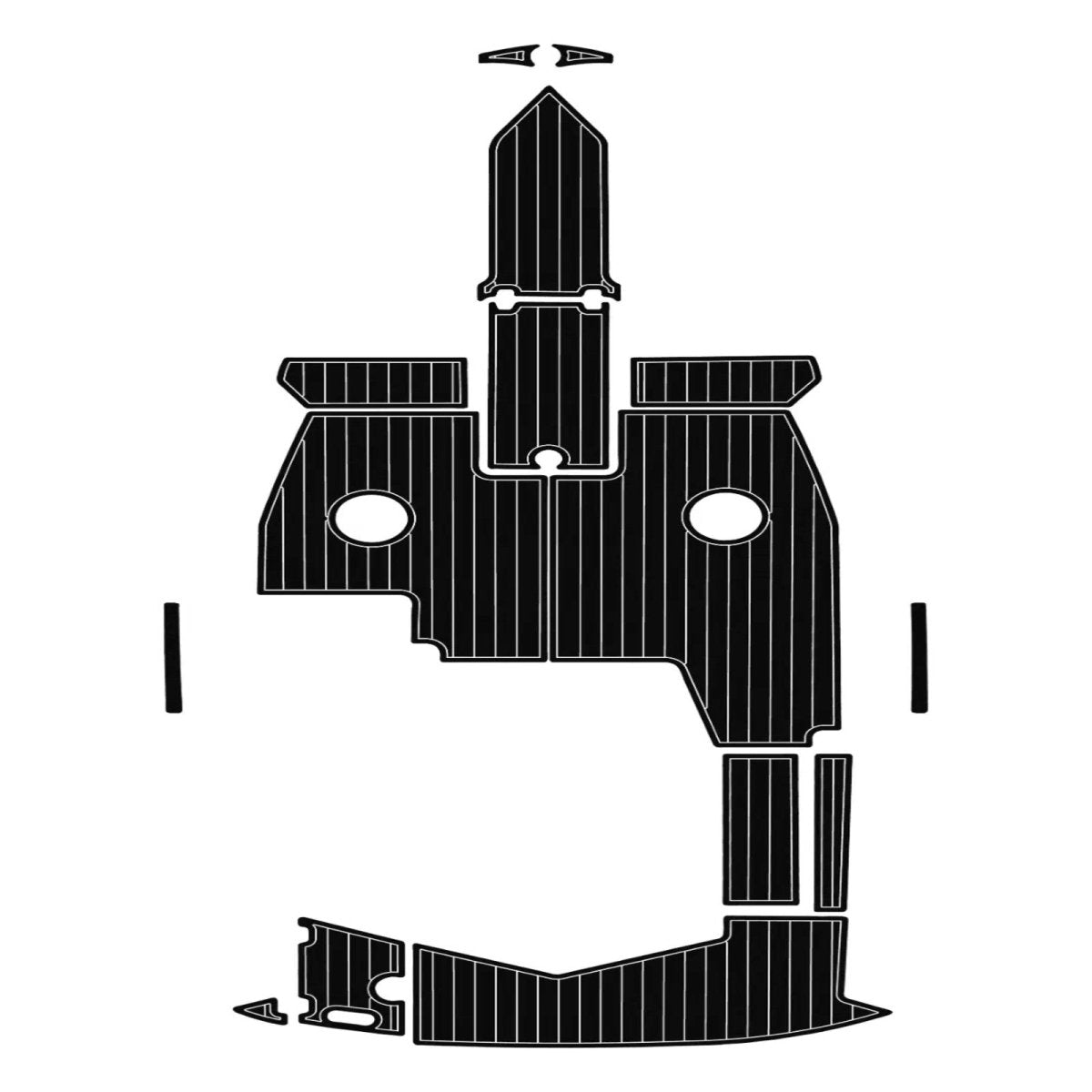 2003 - 2016 Regal 2000 EVA Foam Teak Boat Flooring Marine Decking Kits - HJDECK