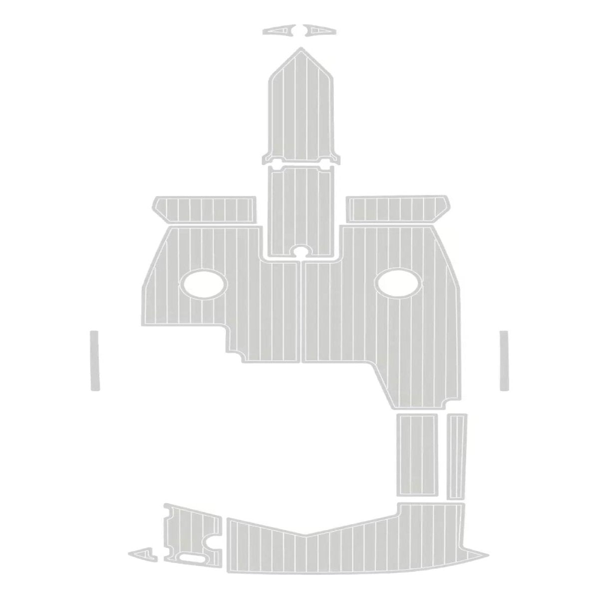 2003 - 2016 Regal 2000 EVA Foam Teak Boat Flooring Marine Decking Kits - HJDECK