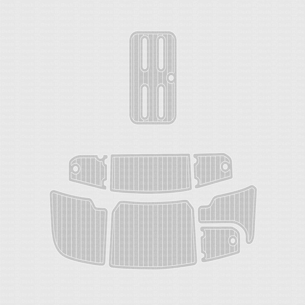 2003 Bryant 214 EVA Foam Faux Teak Boat Deck Mat Flooring Marine Decking Yacht Pad - HJDECK
