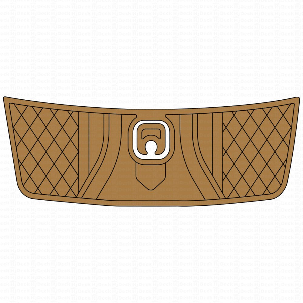 2003 Malibu 21 VLX Swim Platform Deck Mat EVA Foam Boat Flooring - HJDECK