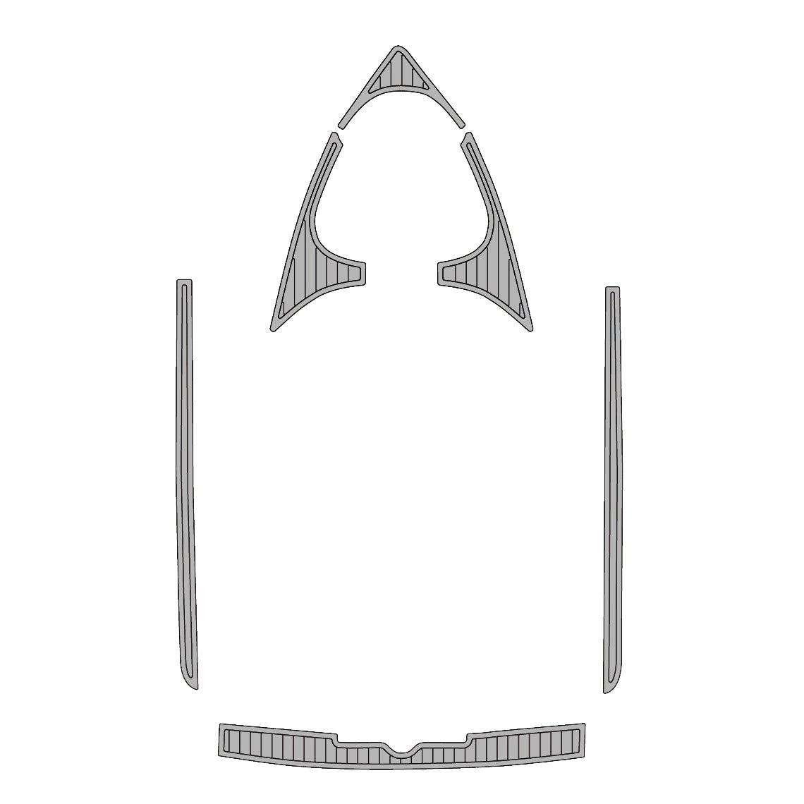 2003 Mastercraft Maristar 210 EVA Foam Boat Flooring Marine Decking - HJDECK