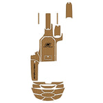 2004 - 2006 Nautique SV211 EVA Foam Boat Decking Faux Teak Marine Flooring - HJDECK