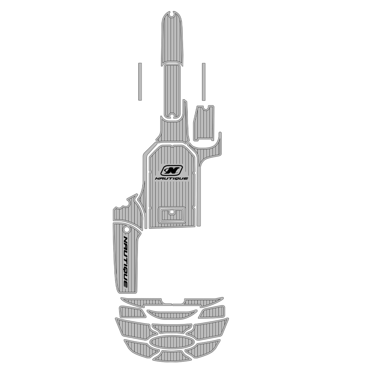 2004 - 2006 Nautique SV211 EVA Foam Boat Decking Faux Teak Marine Flooring - HJDECK