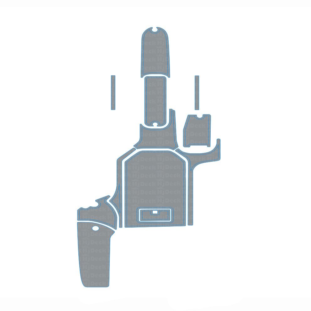 2004 - 2006 Ski Nautique SV211 EVA Foam Boat Decking Faux Teak Marine Flooring - HJDECK