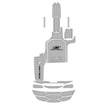 2004 - 2006 Ski Nautique SV211 EVA Foam Boat Decking Faux Teak Marine Flooring - HJDECK