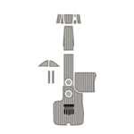 2004 - 2011 MasterCraft X Star EVA Foam Faux Teak Boat Deck Mat Flooring Marine Decking - HJDECK