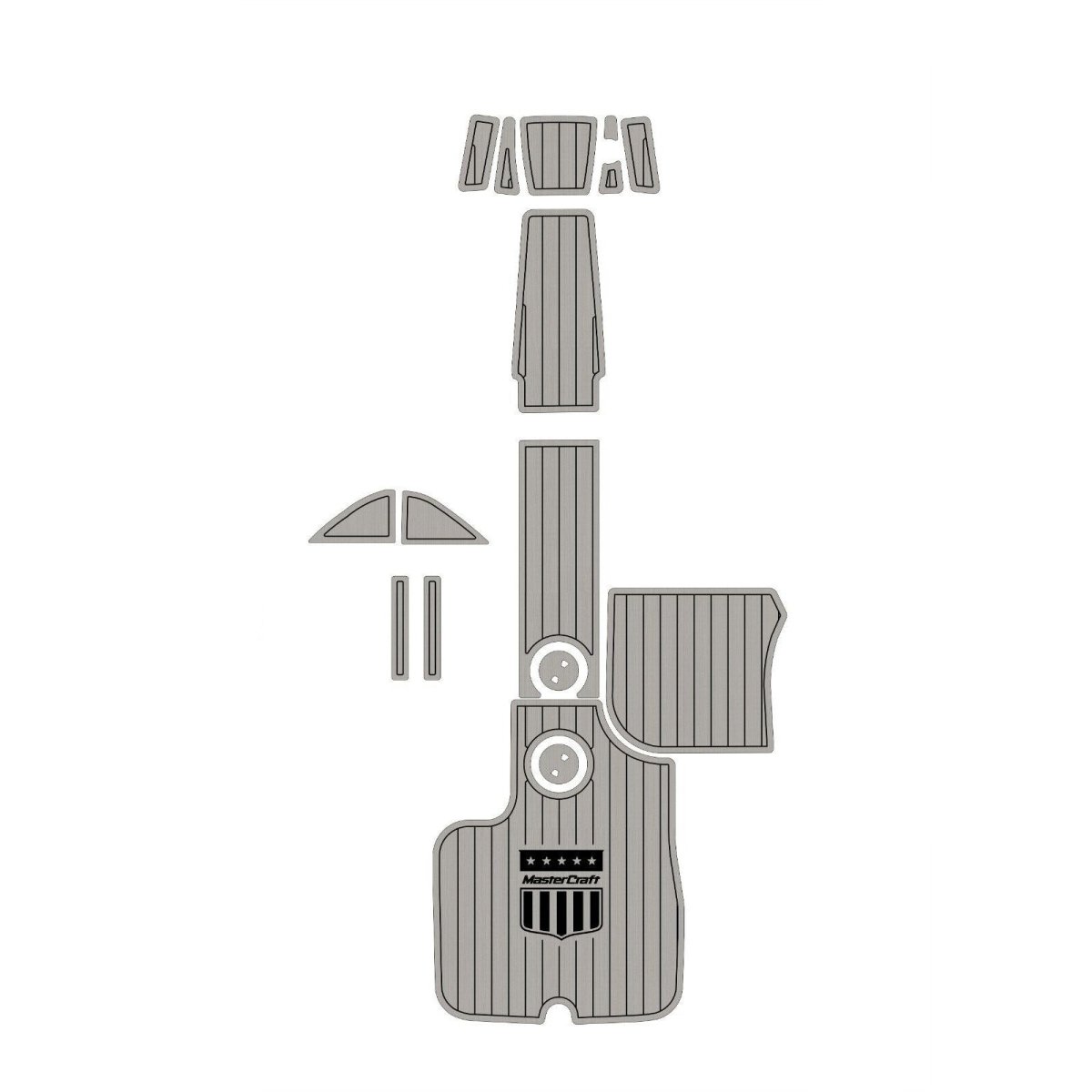 2004 - 2011 MasterCraft X Star EVA Foam Faux Teak Boat Deck Mat Flooring Marine Decking - HJDECK