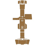 2004 - 2011 Mastercraft X80 EVA Foam Faux Teak Boat Deck Mat Flooring - HJDECK