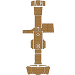 2004 - 2011 Mastercraft X80 EVA Foam Faux Teak Boat Deck Mat Flooring - HJDECK