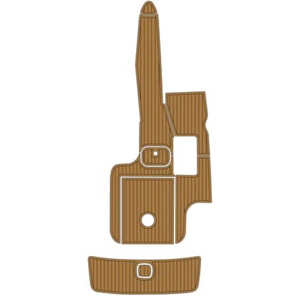 2004 Malibu 21 VLS EVA Foam Faux Teak Boat Mat Flooring Marine Decking - HJDECK