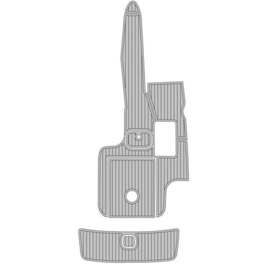 2004 Malibu 21 VLS EVA Foam Faux Teak Boat Mat Flooring Marine Decking - HJDECK