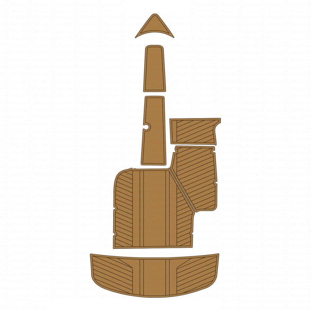 2004 Moomba Mobius LSV (Version 2) EVA Foam Precut Boat Flooring Kit - HJDECK