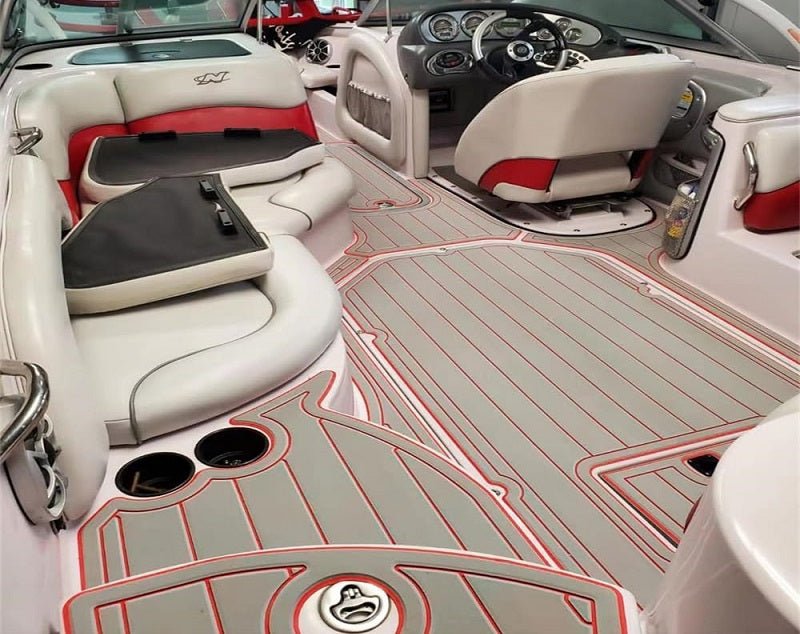 2004 Nautique SV211 EVA Foam Boat Deck Mat Flooring Faux Teak Marine Decking - HJDECK