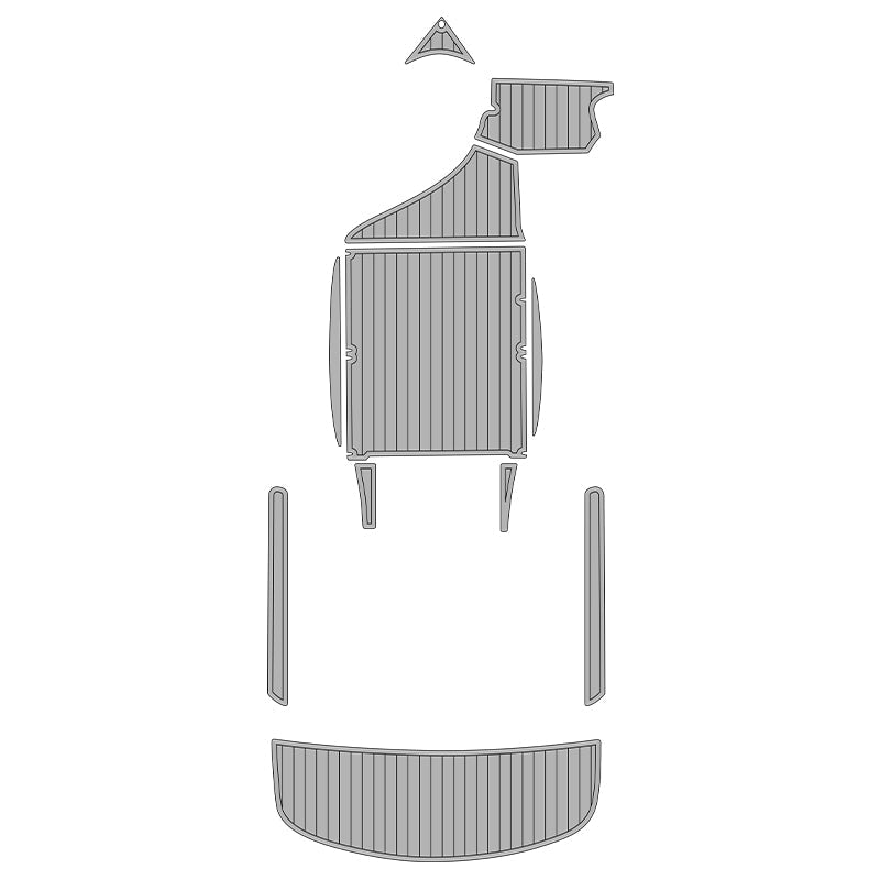 2005 - 2007 Supra Launch 21V EVA Foam Faux Teak Boat Mat Flooring Marine Decking - HJDECK