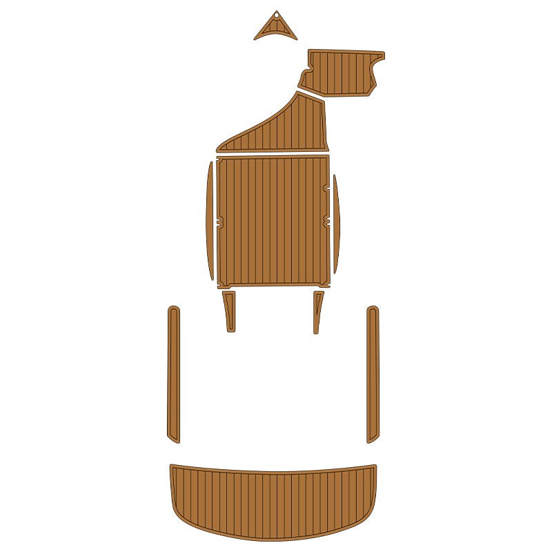 2005 - 2007 Supra Launch 21V EVA Foam Faux Teak Boat Mat Flooring Marine Decking - HJDECK