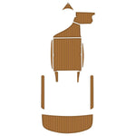 2005 - 2007 Supra Launch 21V EVA Foam Faux Teak Boat Mat Flooring Marine Decking - HJDECK