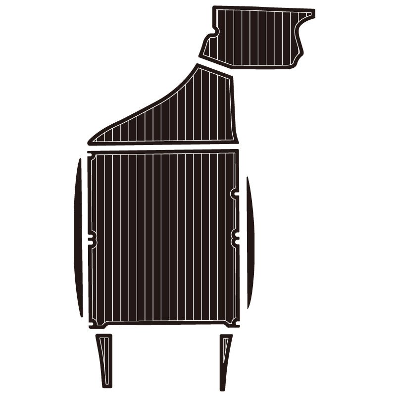 2005 - 2007 Supra Launch 21V EVA Foam Faux Teak Boat Mat Flooring Marine Decking - HJDECK